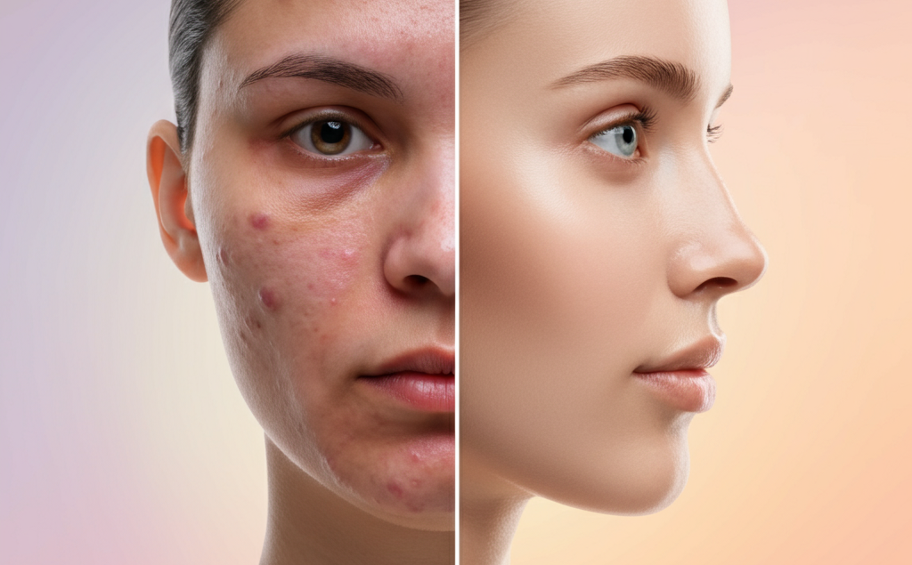 Tretinoin Before and After- Clear Skin Journey with benefits