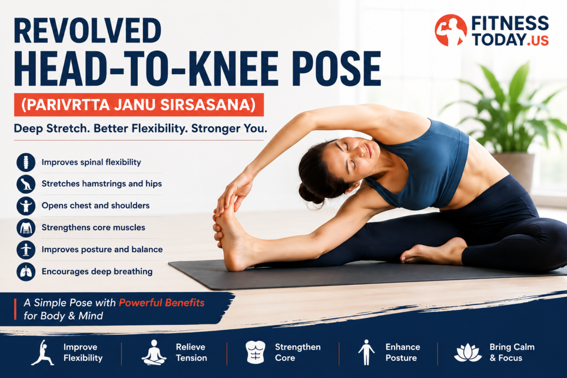 Revolved Head-to-Knee Pose